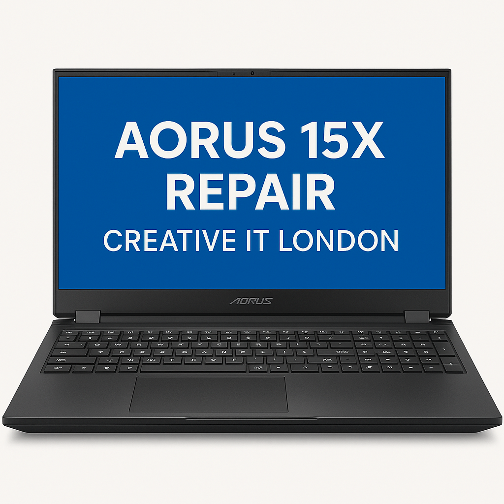 AORUS 15X Repair – Intel i7/i9, RTX 4070/4080 | Creative IT London AORUS 15X RTX 4070 4080 Repair London