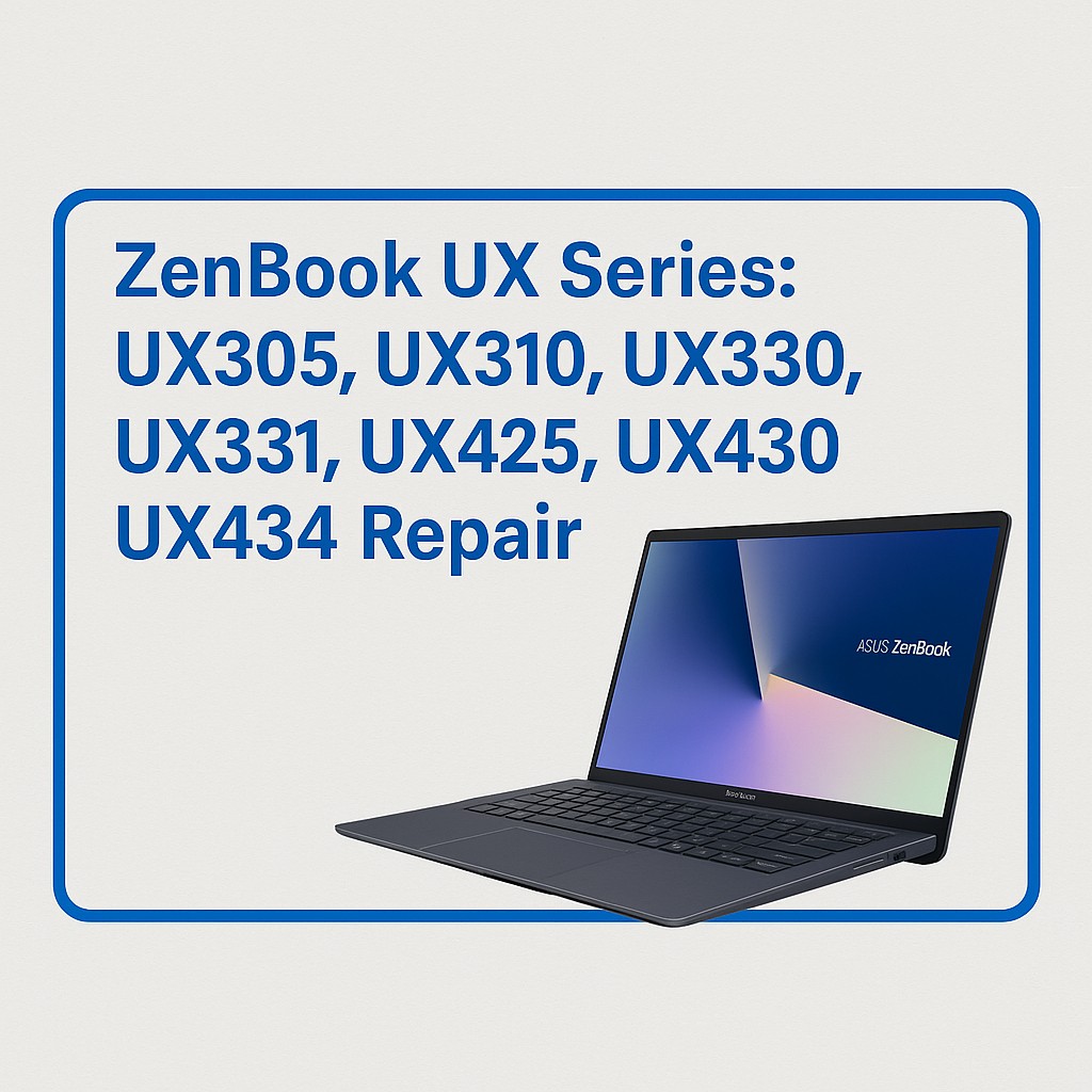 Asus Zenbook UX Series Laptop Repair