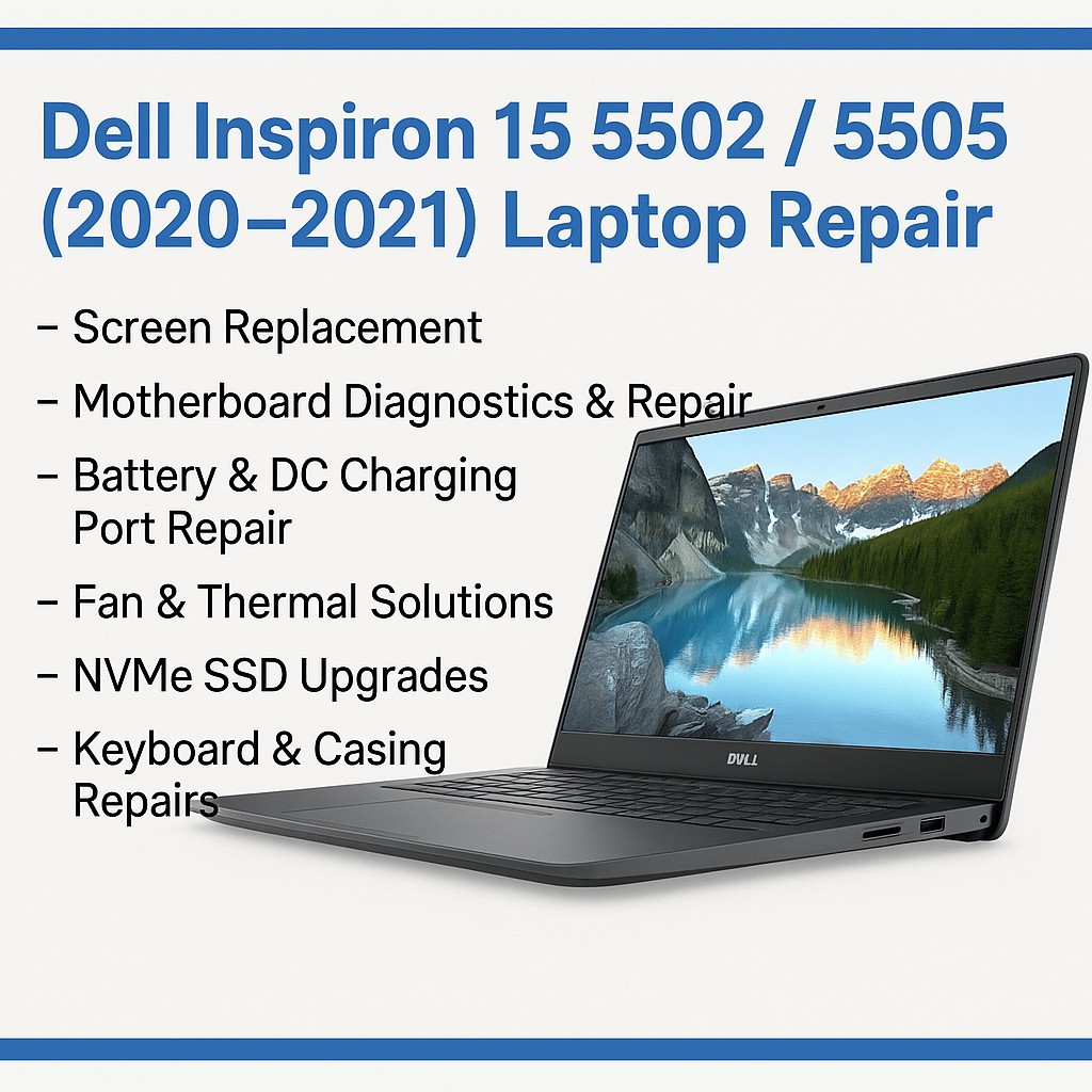 Dell Inspiron 15 5502 5505 Repair London