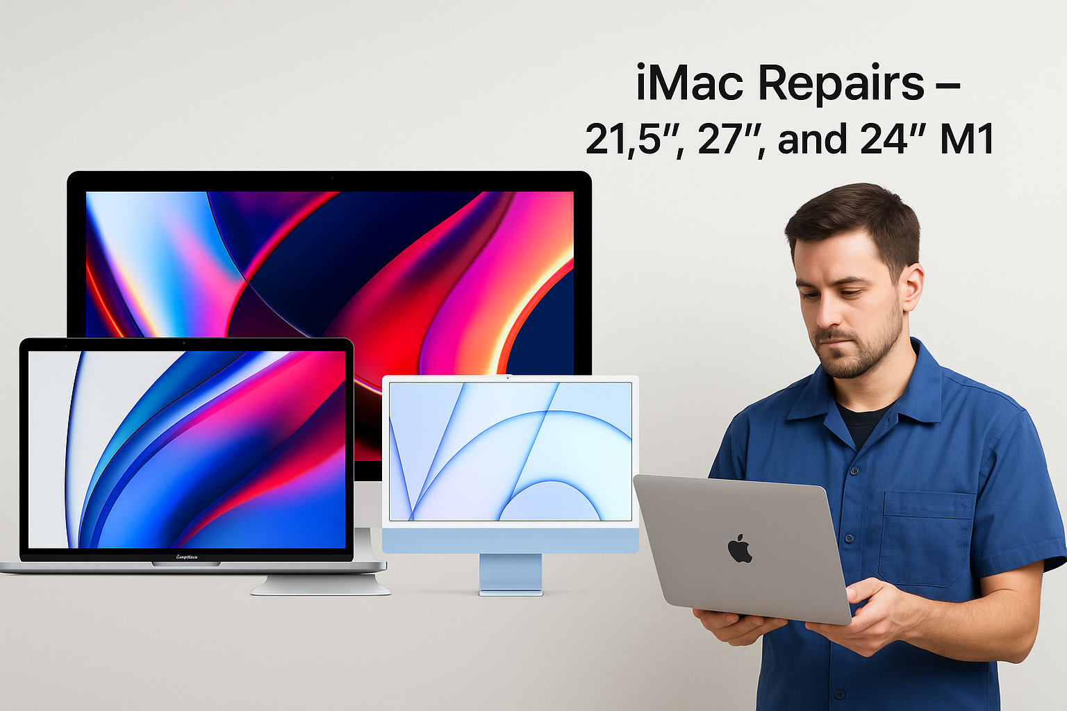 iMac Repairs 21.5 27 24 M1 M3