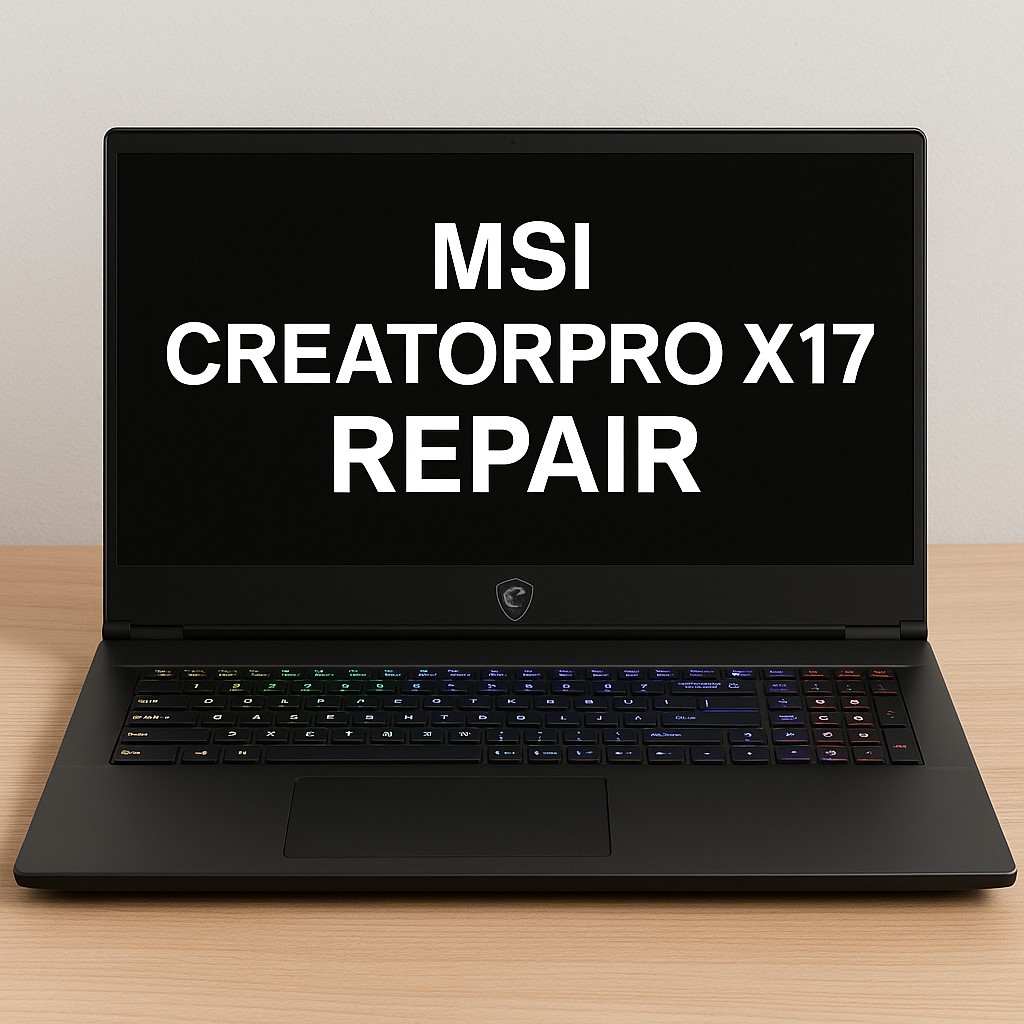MSI CreatorPro X17 Repair London