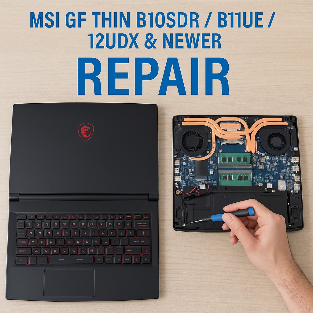 MSI GF Thin B10SDR B11UE 12UDX Repair London