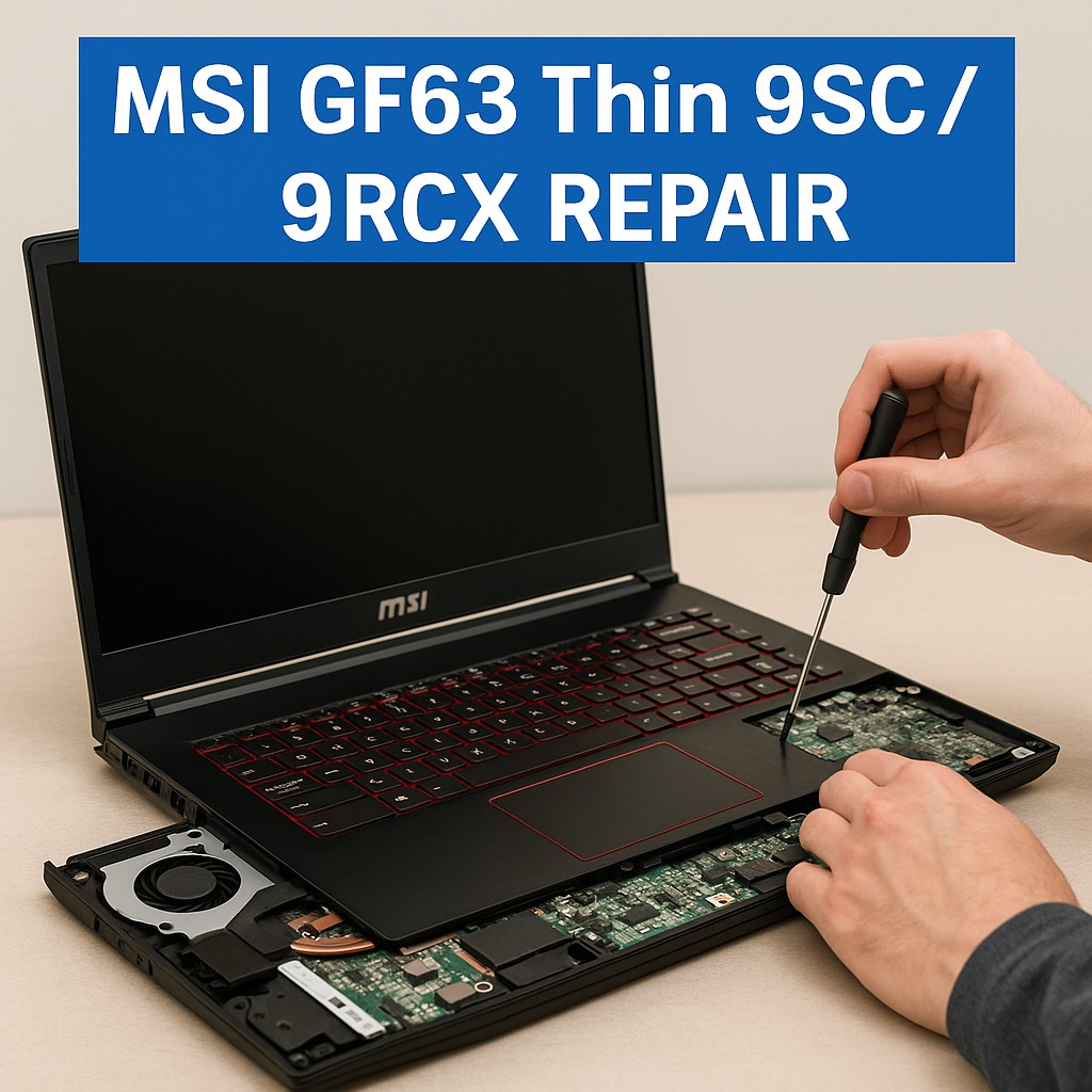 MSI GF63 Thin 9SC / 9RCX Repair London