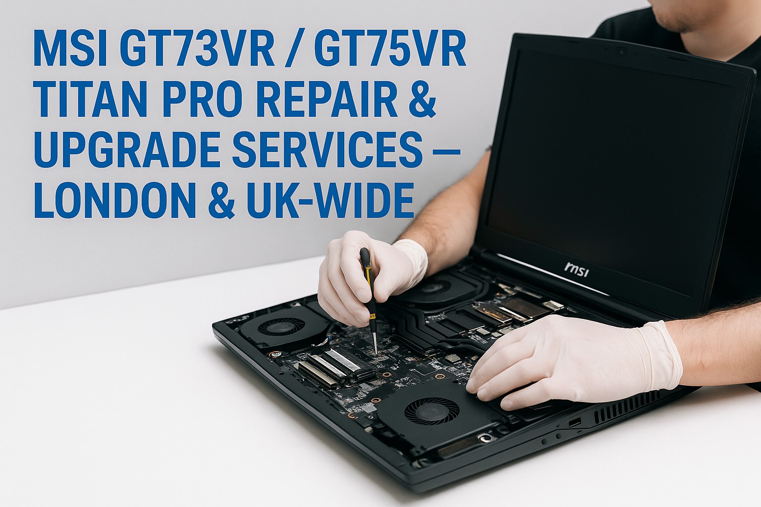 MSI GT75VR Titan Pro Repair London