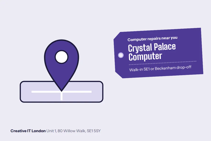 Crystal Palace Computer Repairs at Creative IT London