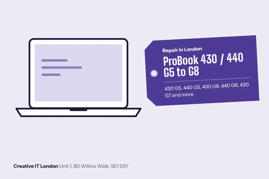 430 G5 / 440 G5 / 430 G6 / 440 G6 / 430 G7 / 440 G7 / 430 G8 / 440 G8 ProBook 430 / 440 G5 to G8 at Creative IT London
