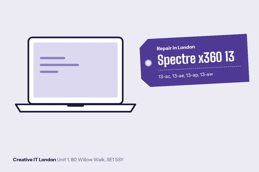 13-ac / 13-ae / 13-ap / 13-aw Spectre x360 13 (13-ac, 13-ae, 13-ap, 13-aw) at Creative IT London