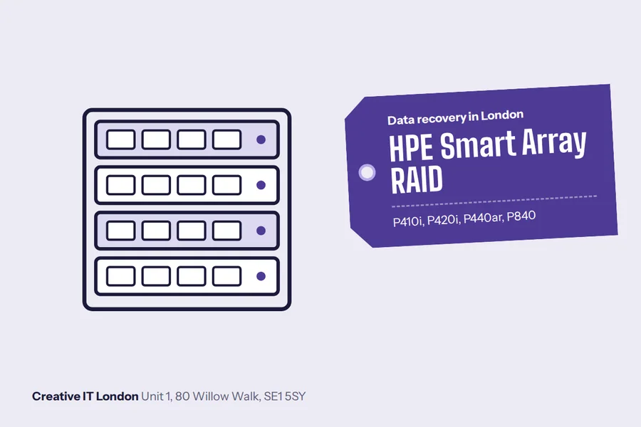 P410i / P420i / P440ar / P840 HPE Smart Array RAID at Creative IT London