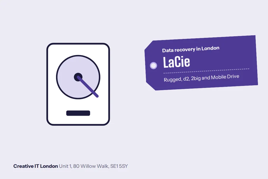 LaCie Data Recovery at Creative IT London