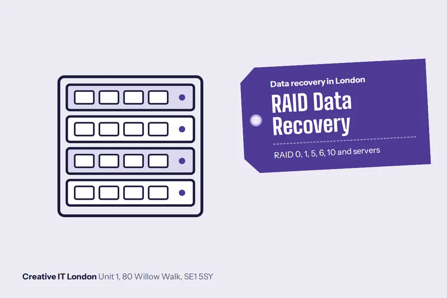 RAID Data Recovery at Creative IT London