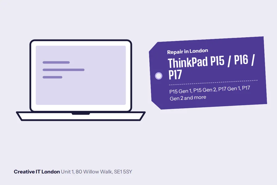 P15 Gen 1 / P15 Gen 2 / P17 Gen 1 / P17 Gen 2 / P16 Gen 1 / P16 Gen 2 ThinkPad P15 / P16 / P17 at Creative IT London