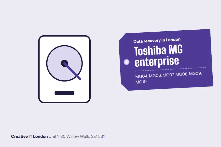 MG04 / MG06 / MG07 / MG08 / MG09 / MG10 Toshiba MG enterprise (MG04 to MG10) at Creative IT London