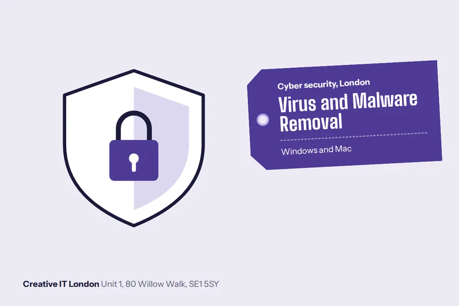 Virus and malware removal at Creative IT London