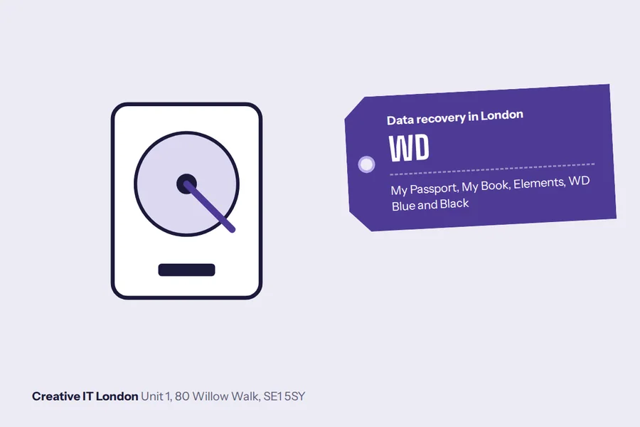 WD Data Recovery at Creative IT London