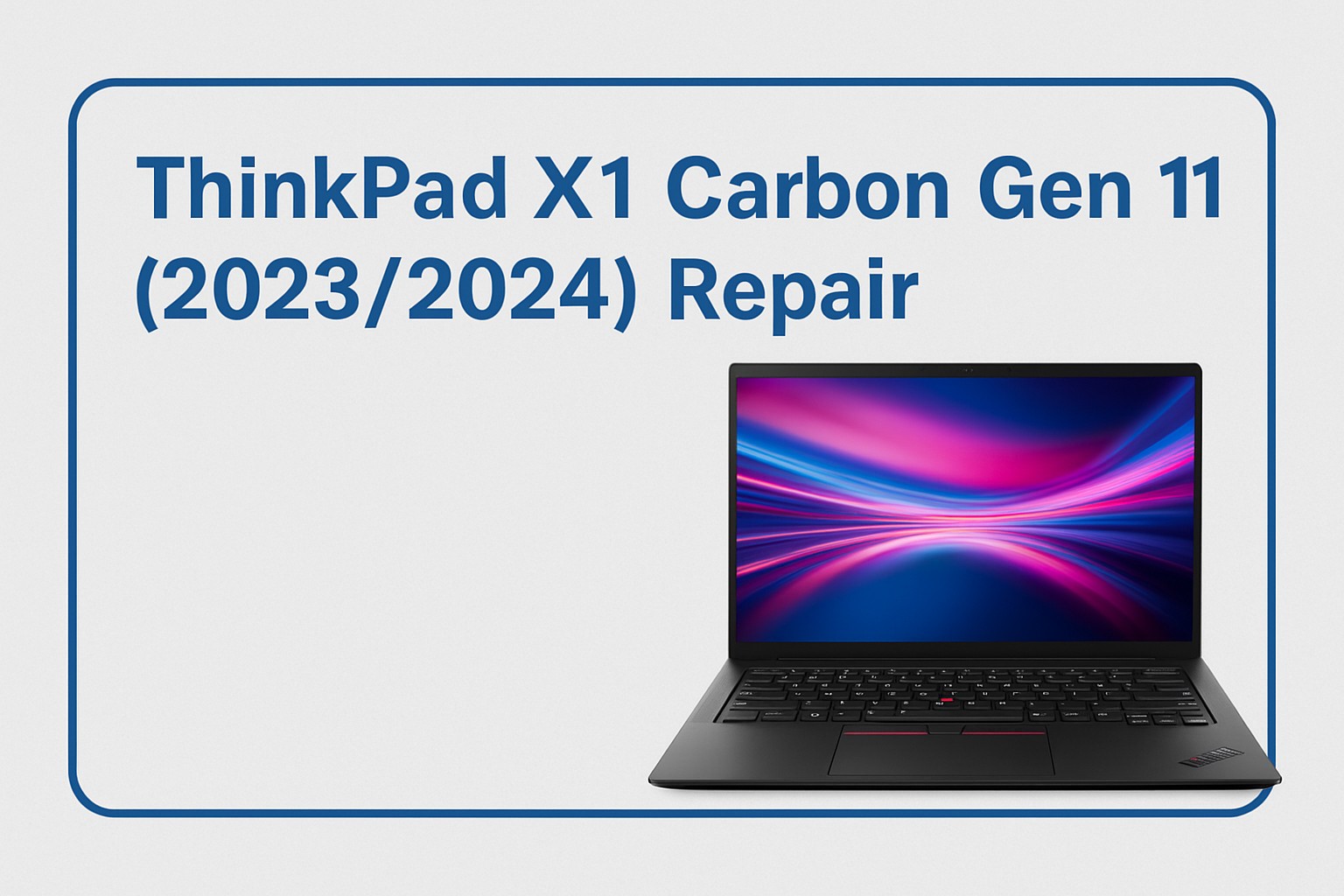 ThinkPad X1 Carbon Gen 11 Repair London